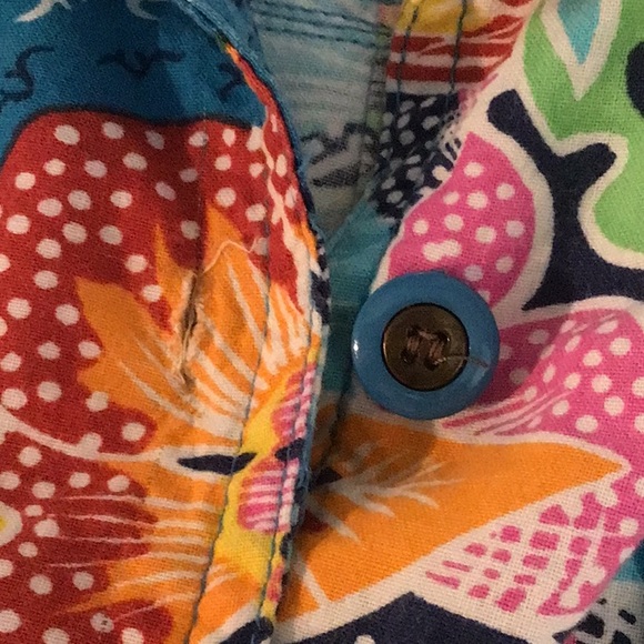 🌼Vintage 80’s🌼 Basic Essentials floral camp shirt size small - Picture 9 of 11